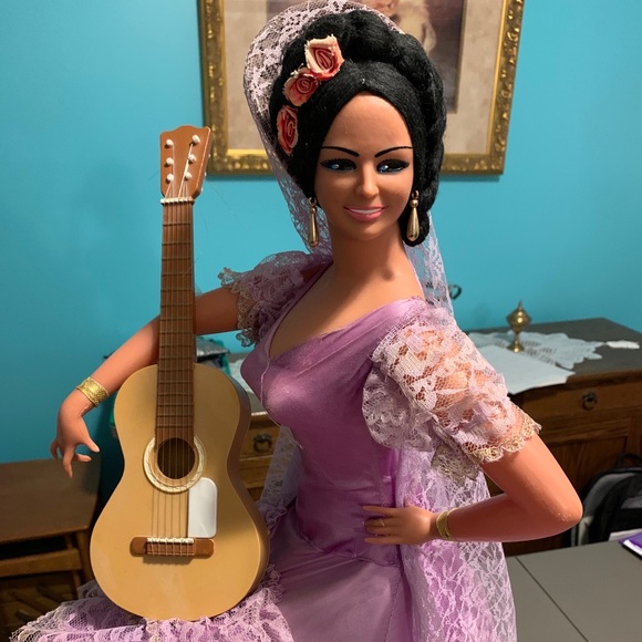 Spanish Señorita Doll & Bull - Picture 3 of 6